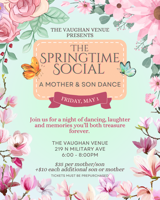 The Springtime Social: A Mother & Son Dance