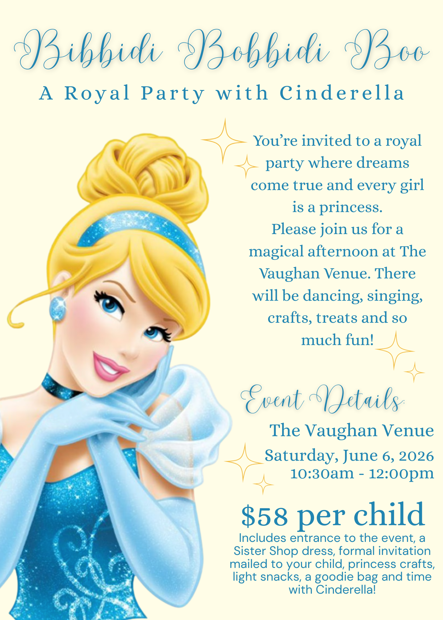 Bibbidi  Bobbidi  Boo - A Royal Party with Cinderella