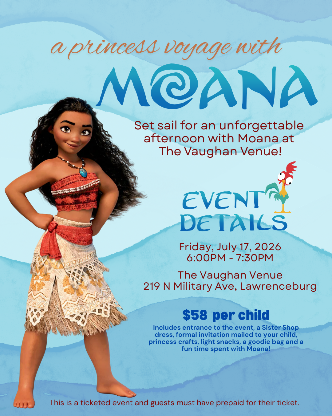 A Princess Voyage with Moana